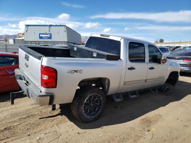 3GCPKSE78DG139921 - 2013 CHEVROLET SILVERADO K1500 LT SILVER photo 3