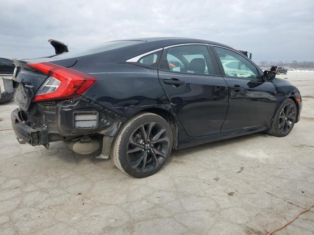 19XFC2F85KE037789 - 2019 HONDA CIVIC SPORT BLACK photo 3