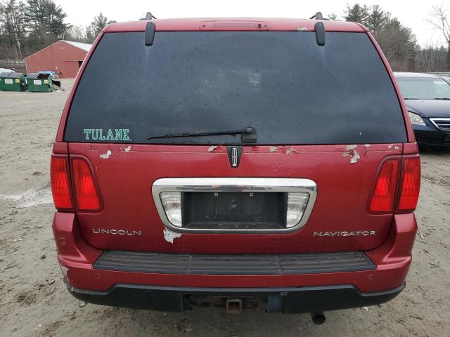 5LMFU28596LJ16226 - 2006 LINCOLN NAVIGATOR წითელი ფოტო 6