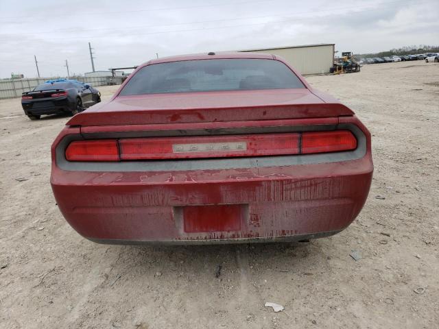 2B3CJ4DV8AH184304 - 2010 DODGE CHALLENGER SE RED photo 6