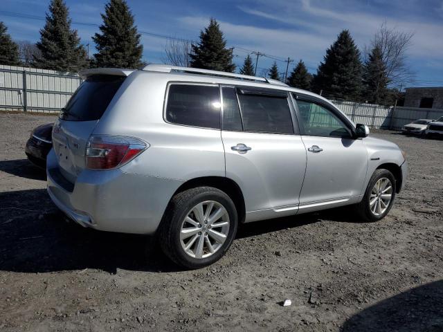 JTEEW44AX82003661 - 2008 TOYOTA HIGHLANDER HYBRID LIMITED SILVER photo 3