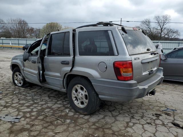 1J4GW48N6YC160179 - 2000 JEEP GRAND CHER LAREDO SILVER photo 2