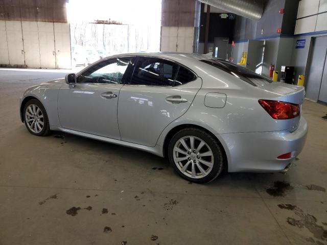 JTHCK262375014451 - 2007 LEXUS IS 250 SILVER photo 2