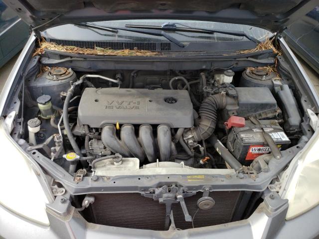 2T1KR32E47C658896 - 2007 TOYOTA COROLLA MA XR GRAY photo 11