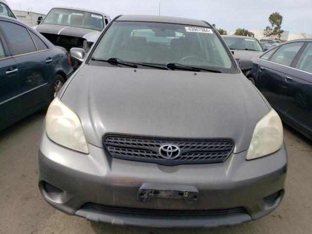 2T1KR32E47C658896 - 2007 TOYOTA COROLLA MA XR GRAY photo 5