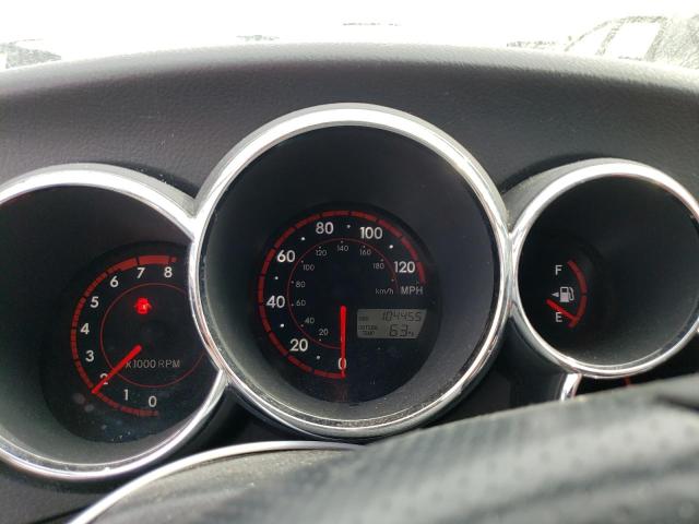 2T1KR32E47C658896 - 2007 TOYOTA COROLLA MA XR GRAY photo 9