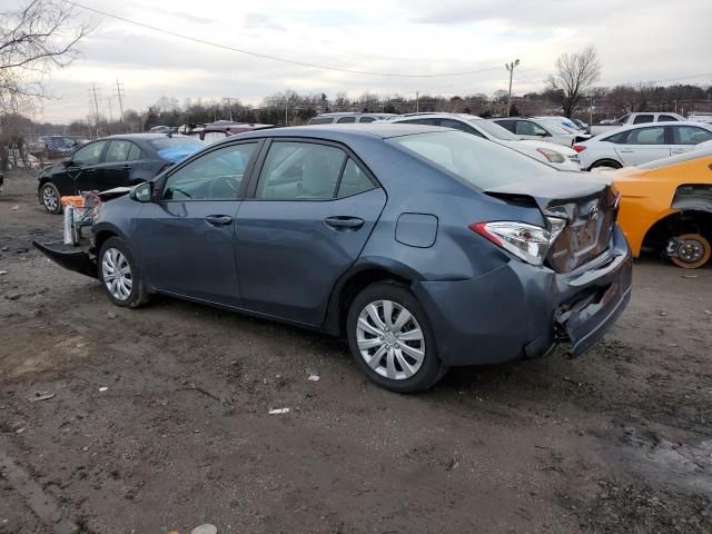 2T1BURHE8HC913785 - 2017 TOYOTA COROLLA L GRAY photo 2