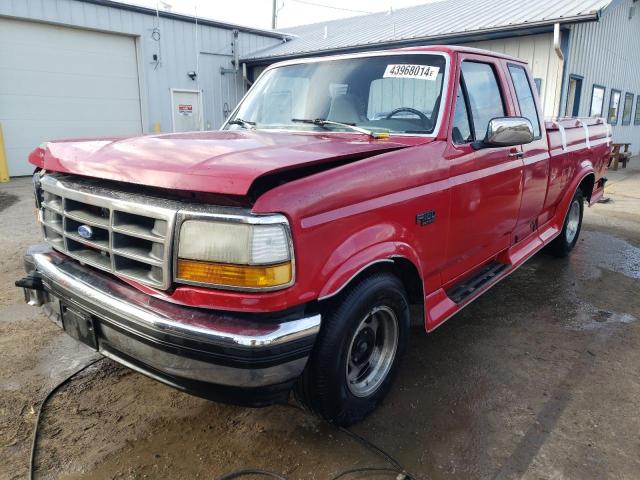 1FTEX15N6PKB10321 - 1993 FORD F150 RED photo 1