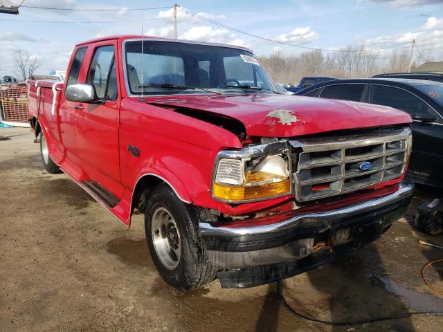 1FTEX15N6PKB10321 - 1993 FORD F150 RED photo 4