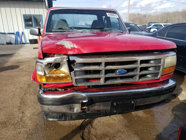 1FTEX15N6PKB10321 - 1993 FORD F150 RED photo 5