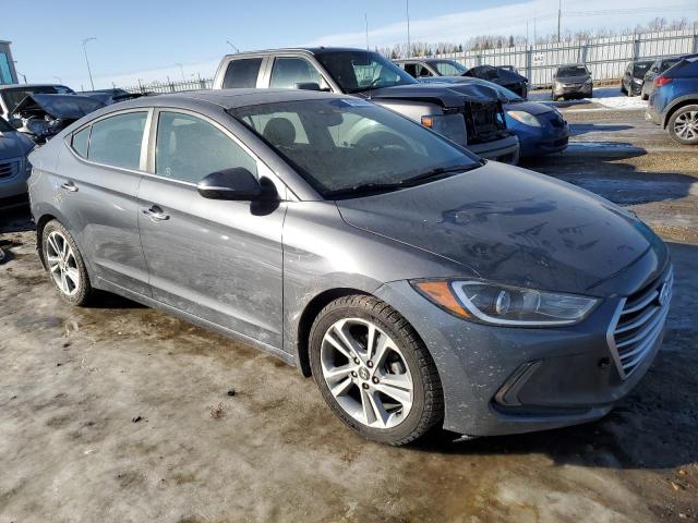 KMHD84LF9HU241301 - 2017 HYUNDAI ELANTRA SE GRAY photo 4