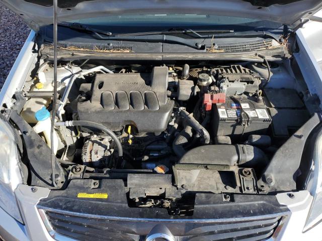3N1AB6APXCL670534 - 2012 NISSAN SENTRA 2.0 SILVER photo 11