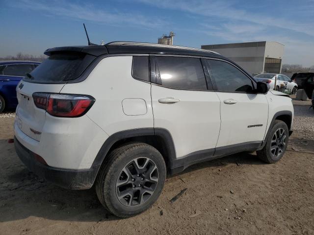 3C4NJDDB3KT752478 - 2019 JEEP COMPASS TRAILHAWK WHITE photo 3