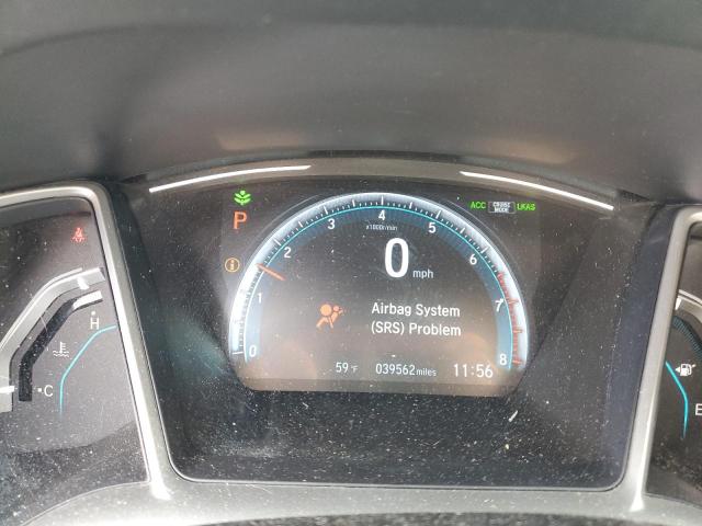 2HGFC1F73KH650212 - 2019 HONDA CIVIC EXL წითელი ფოტო 9