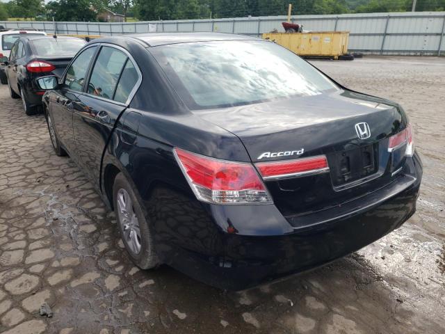 1HGCP2F66CA235650 - 2012 HONDA ACCORD SE BLACK photo 3