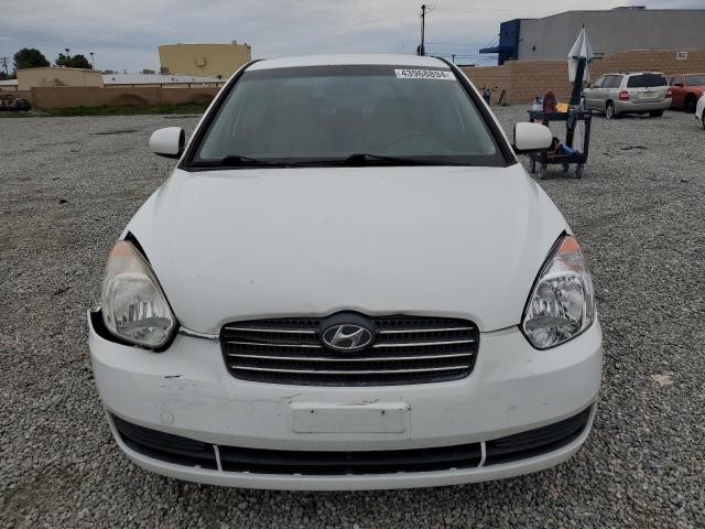 KMHCN4ACXBU610123 - 2011 HYUNDAI ACCENT GLS WHITE photo 5