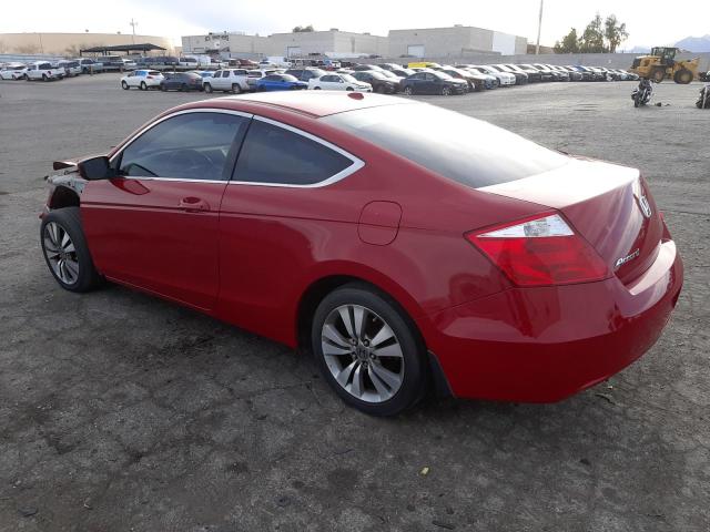 1HGCS12888A011917 - 2008 HONDA ACCORD EXL RED photo 2