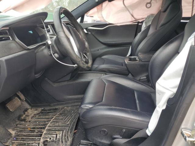 5YJSA1E10HF231362 - 2017 TESLA MODEL S SILVER photo 7