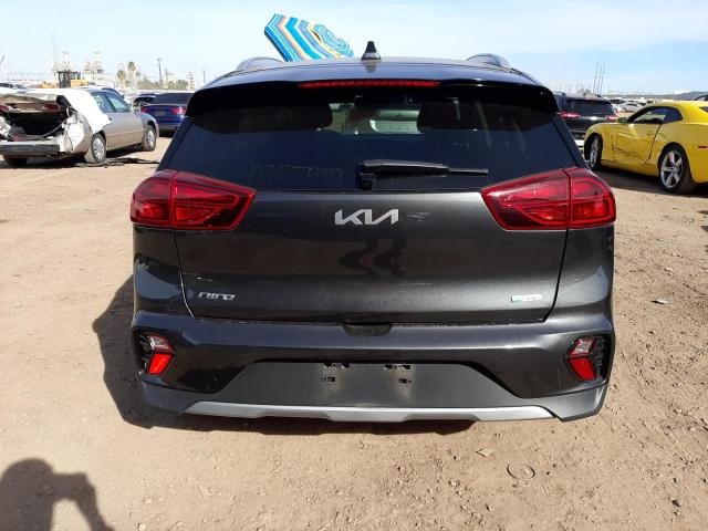 KNDCD3LD0N5547765 - 2022 KIA NIRO EX CHARCOAL photo 6