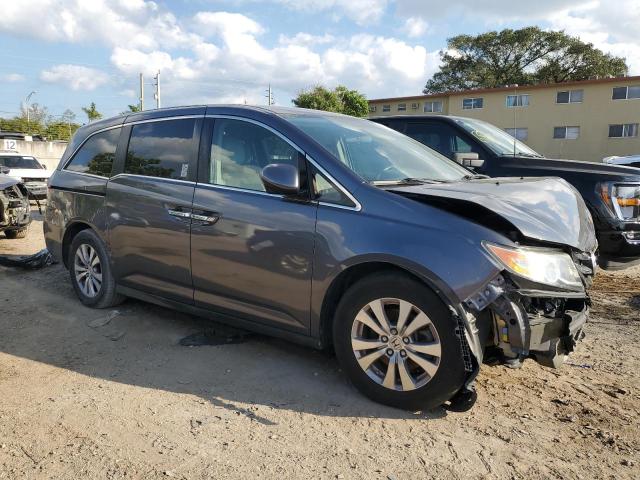 5FNRL5H40HB005229 - 2017 HONDA ODYSSEY EX GRAY photo 4