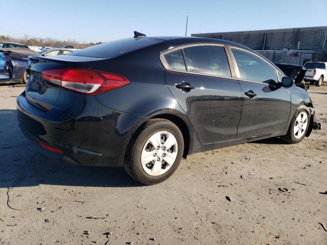 3KPFL4A77JE246248 - 2018 KIA FORTE LX BLACK photo 3