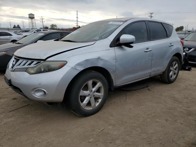 JN8AZ18U99W022908 - 2009 NISSAN MURANO S SILVER photo 1