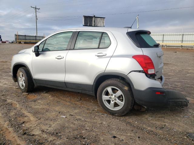 3GNCJNSB7GL280252 - 2016 CHEVROLET TRAX LS SILVER photo 2