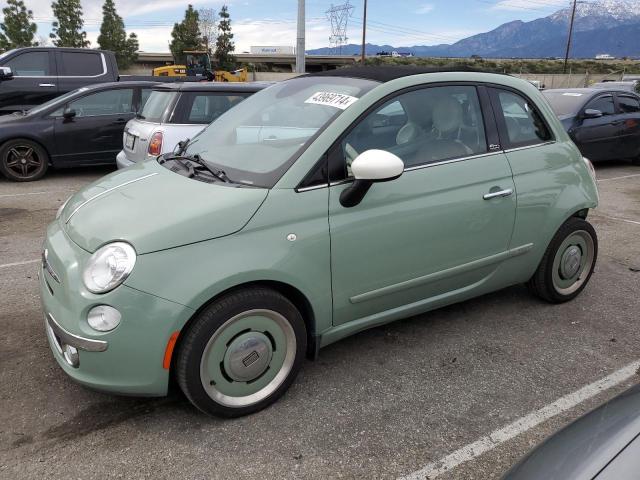 3C3CFFER7FT716626 - 2015 FIAT 500 LOUNGE GREEN photo 1