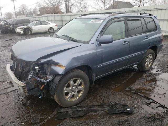 JTEEP21A670207390 - 2007 TOYOTA HIGHLANDER SPORT BLUE photo 1