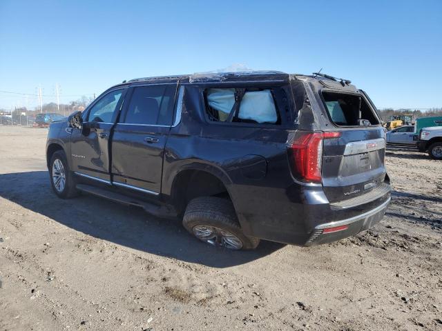 1GKS2GKD0NR357102 - 2022 GMC YUKON XL K1500 SLT BLUE photo 2