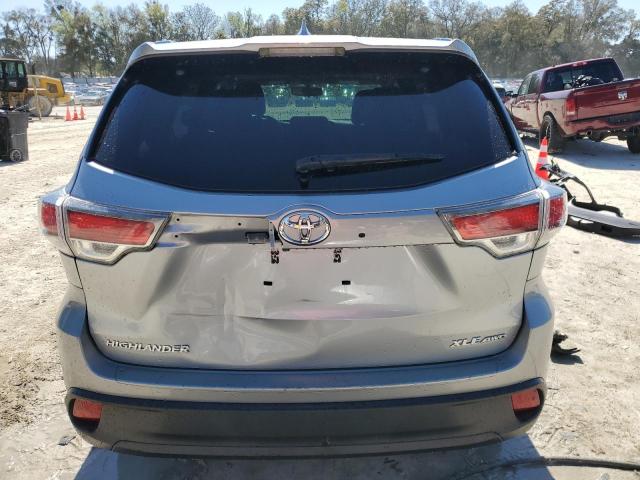 5TDJKRFH3GS324292 - 2016 TOYOTA HIGHLANDER XLE Gümüş foto 6