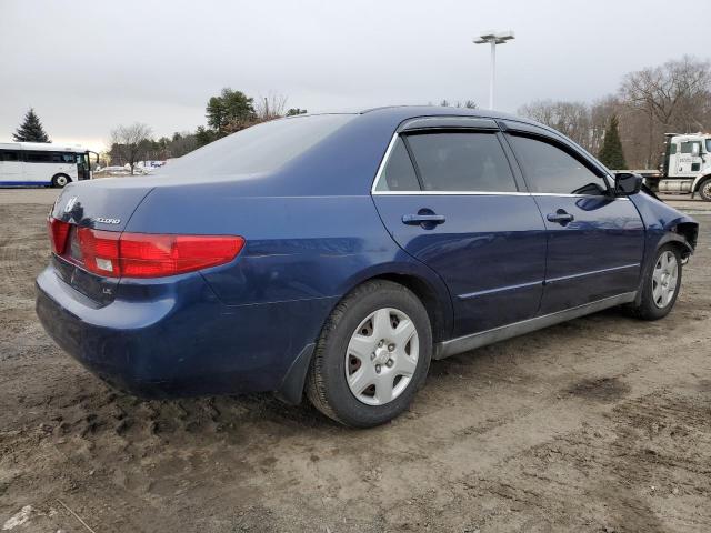 1HGCM55425A152987 - 2005 HONDA ACCORD LX BLUE photo 3