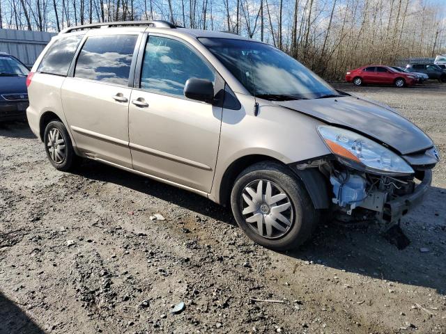 5TDZK23C28S179346 - 2008 TOYOTA SIENNA CE BEIGE photo 4