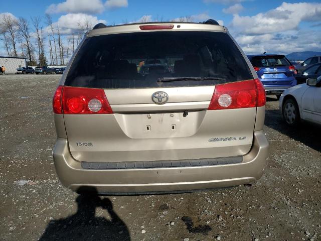 5TDZK23C28S179346 - 2008 TOYOTA SIENNA CE BEIGE photo 6