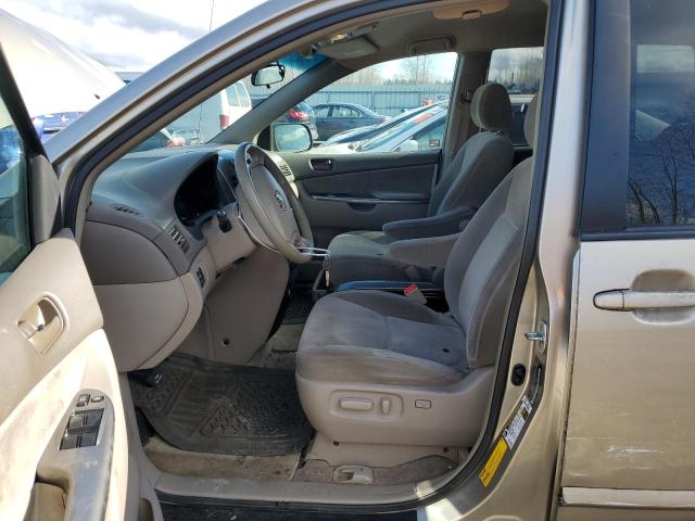 5TDZK23C28S179346 - 2008 TOYOTA SIENNA CE BEIGE photo 7