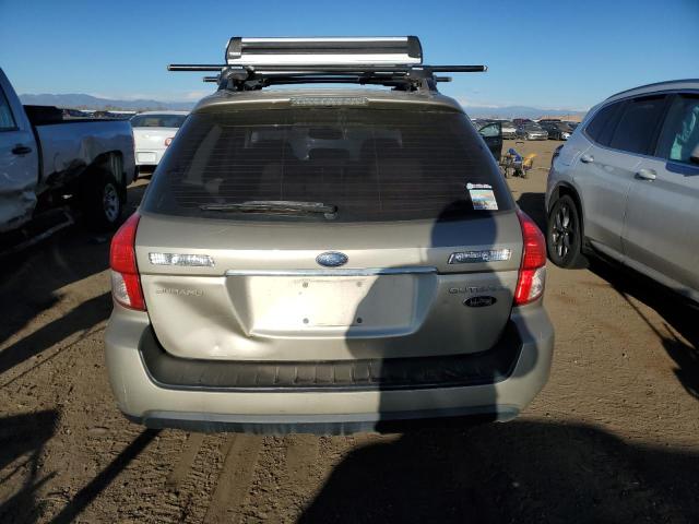 4S4BP86C884347032 - 2008 SUBARU OUTBACK 3.0R LL BEAN TAN photo 6