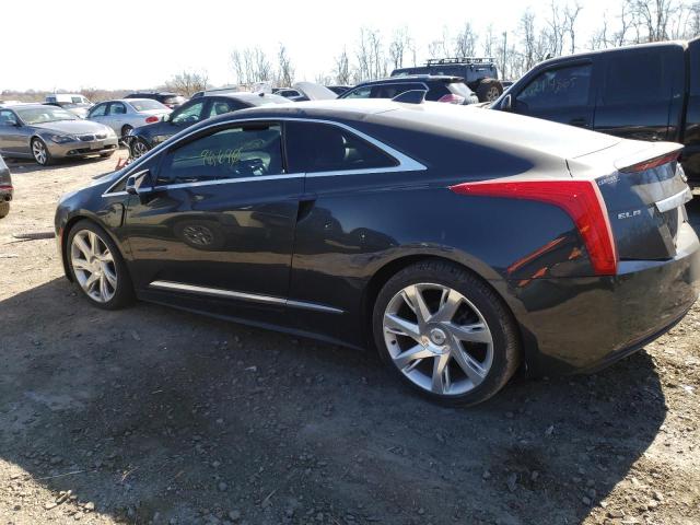 1G6RL1E47EU601537 - 2014 CADILLAC ELR BLACK photo 2