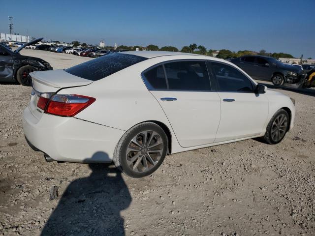 1HGCR2F59FA130669 - 2015 HONDA ACCORD SPORT WHITE photo 3