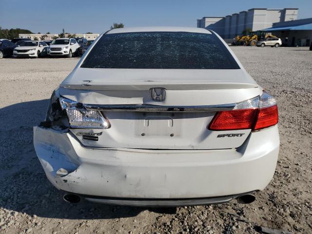 1HGCR2F59FA130669 - 2015 HONDA ACCORD SPORT WHITE photo 6