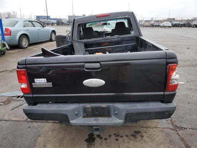 1FTYR44E59PA41380 - 2009 FORD RANGER SUPER CAB BLACK photo 6