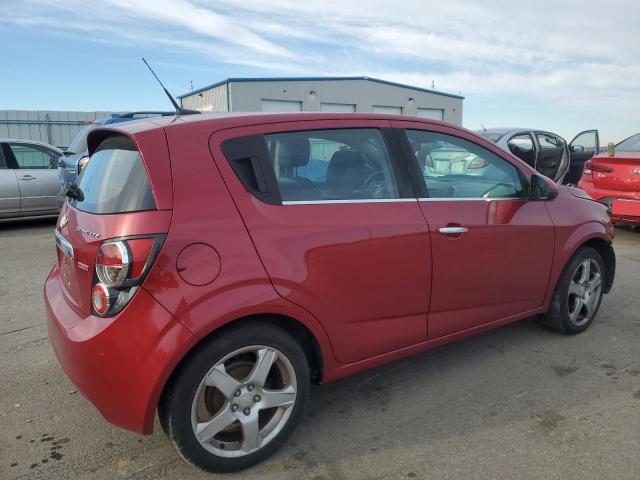 1G1JE6SB0D4212038 - 2013 CHEVROLET SONIC LTZ RED photo 3