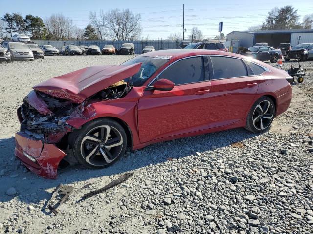 1HGCV2F36JA039250 - 2018 HONDA ACCORD SPORT RED photo 1