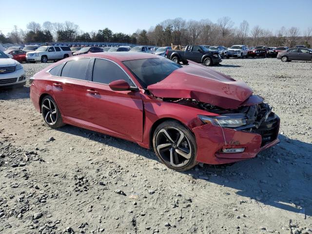 1HGCV2F36JA039250 - 2018 HONDA ACCORD SPORT RED photo 4