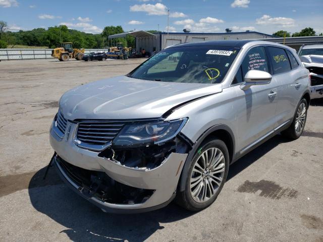2LMPJ6LR8HBL29029 - 2017 LINCOLN MKX RESERVE Արծաթագույն լուսանկար 2