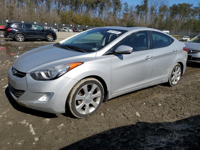 KMHDH4AE0DU859739 - 2013 HYUNDAI ELANTRA GLS SILVER photo 1