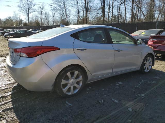 KMHDH4AE0DU859739 - 2013 HYUNDAI ELANTRA GLS SILVER photo 3