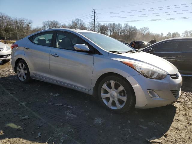 KMHDH4AE0DU859739 - 2013 HYUNDAI ELANTRA GLS SILVER photo 4