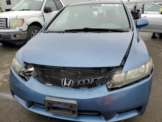 19XFA165X9E048397 - 2009 HONDA CIVIC LX BLUE photo 5