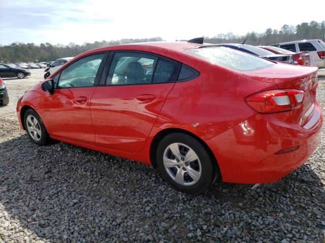 1G1BC5SMXH7132899 - 2017 CHEVROLET CRUZE LS RED photo 2