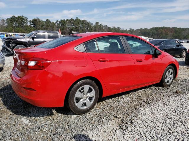 1G1BC5SMXH7132899 - 2017 CHEVROLET CRUZE LS RED photo 3